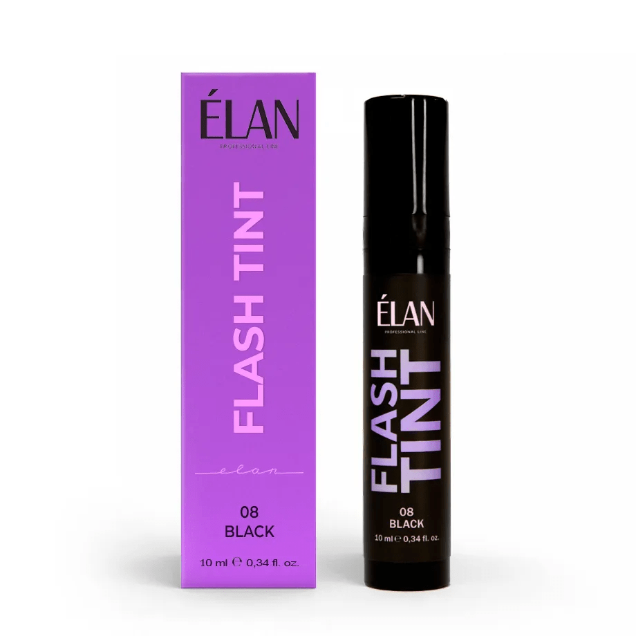 Краска для бровей и ресниц Elan Flash Tint №08 Black, 10 мл , фото 1