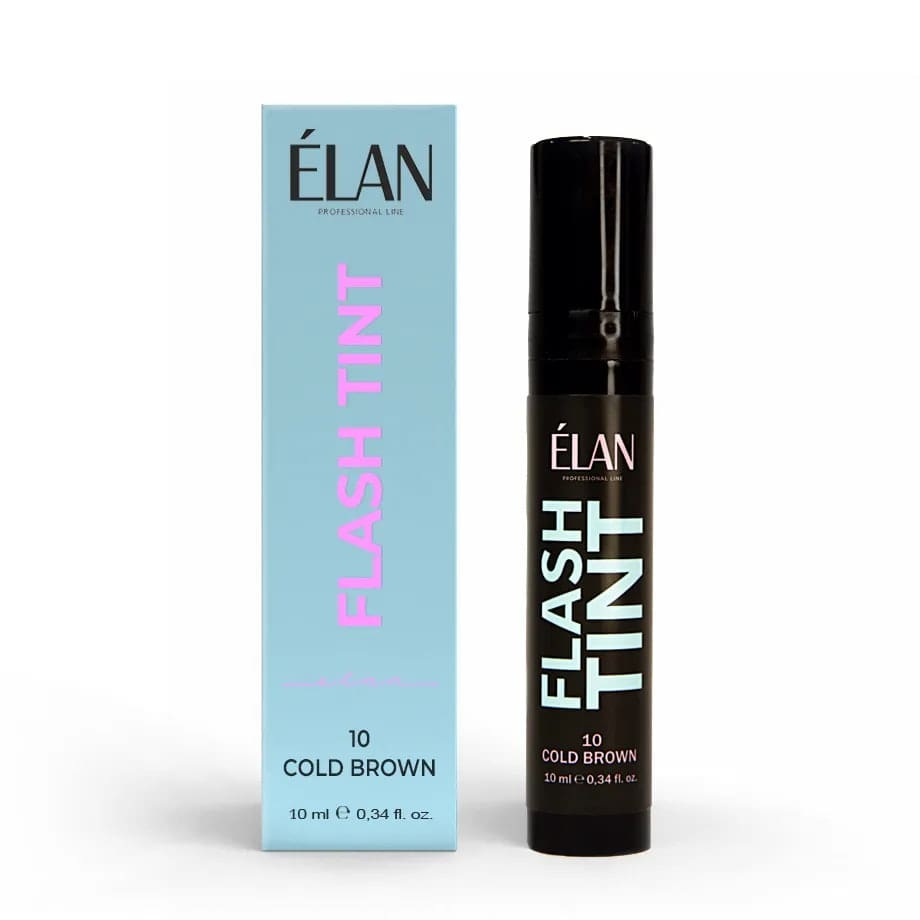 Краска для бровей и ресниц Elan Flash Tint №10 Cold brown, 10 мл , фото 1