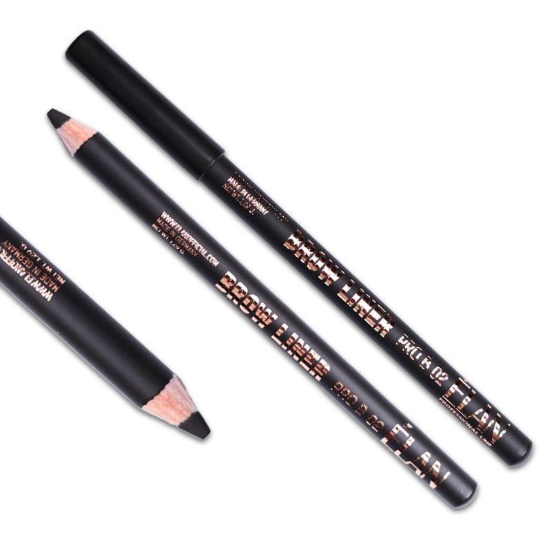 Олівець для брів пудровий Elan Brow Liner Pro B №02, dark brown  , фото 1