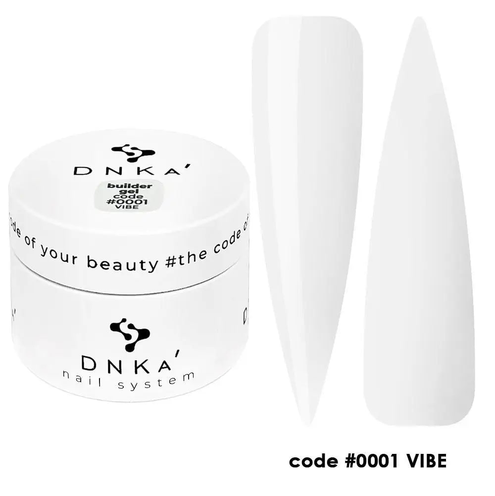 Гель моделирующий DNKa №0001 Vibe, 30 мл , фото 1