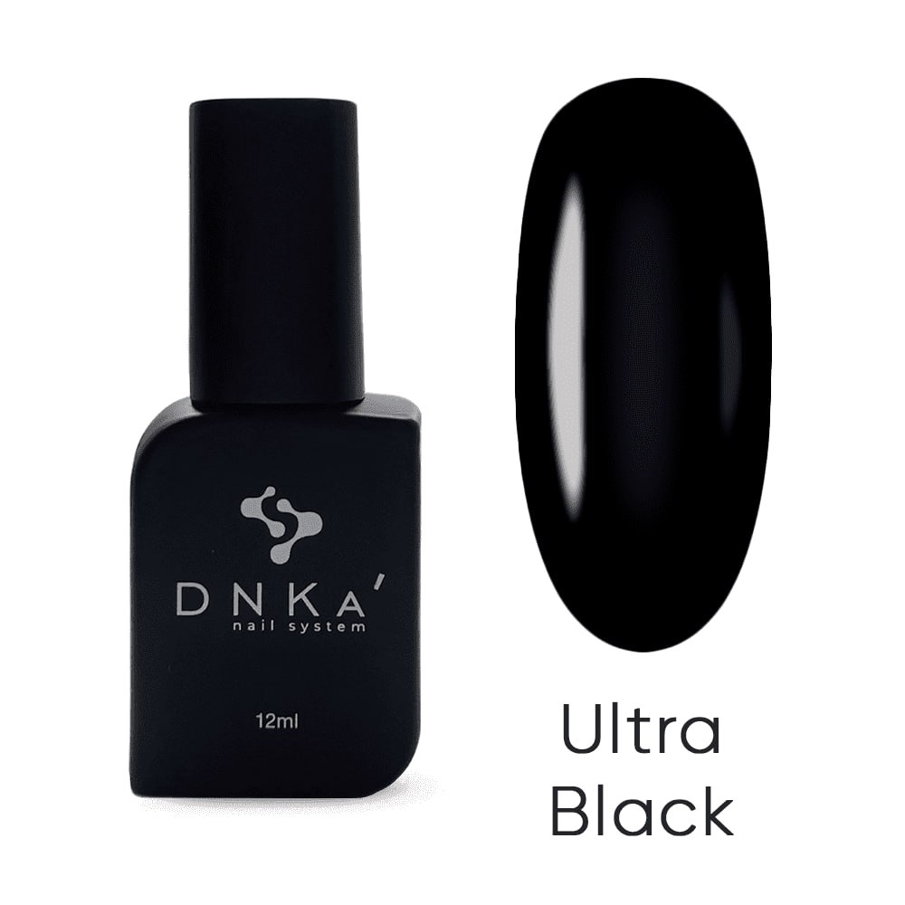 Гель-лак DNKa Ultra Black, 12 мл , фото 1