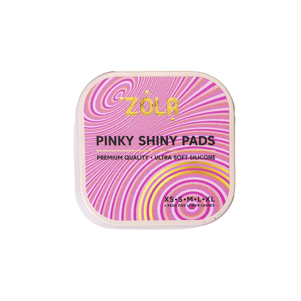 Набір бігуді силіконових Zola Pinky Shiny Pads (XS, S, M, L, XL) , фото 1