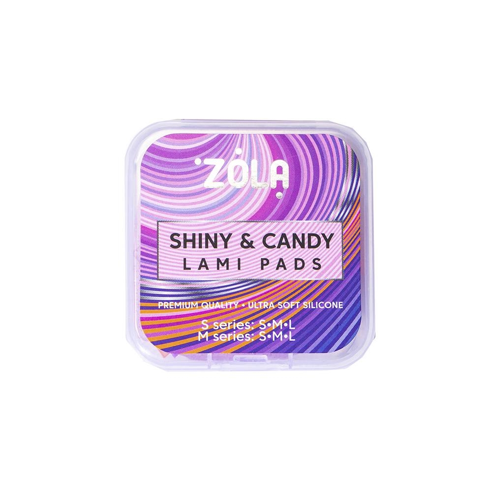 Набір бігуді силіконових Zola Shiny & Candy Lami Pads (S series -S, M, L, M series -S, M, L) , фото 1