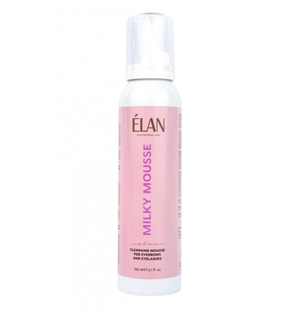 Мус очищаючий для брів та вій Elan Milky Mousse, 150 мл , фото 1