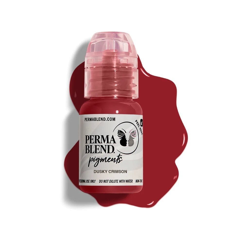 Пігмент Perma Blend Dusky Crimson для перманентного макіяжу, 15мл , фото 1