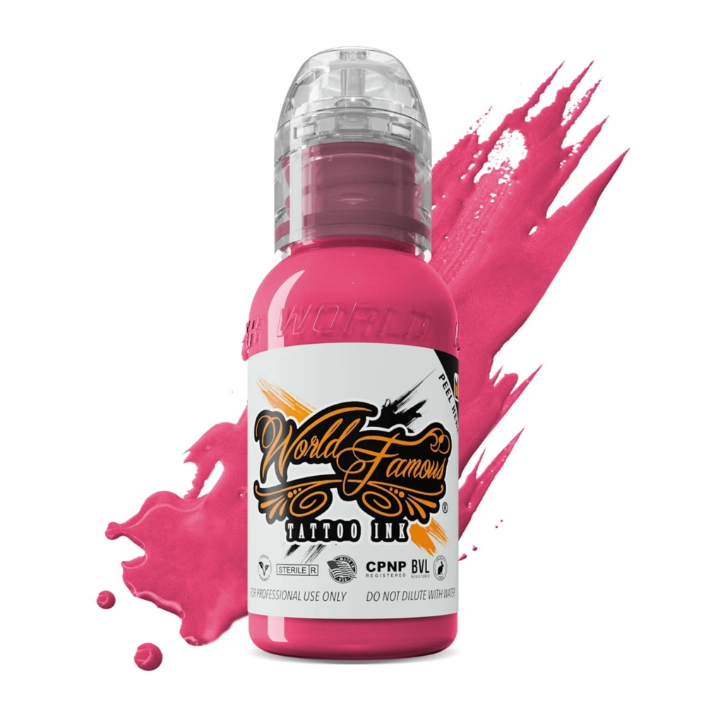 Фарба для тату World Famous Ink Bali Pink, 15 мл , фото 1