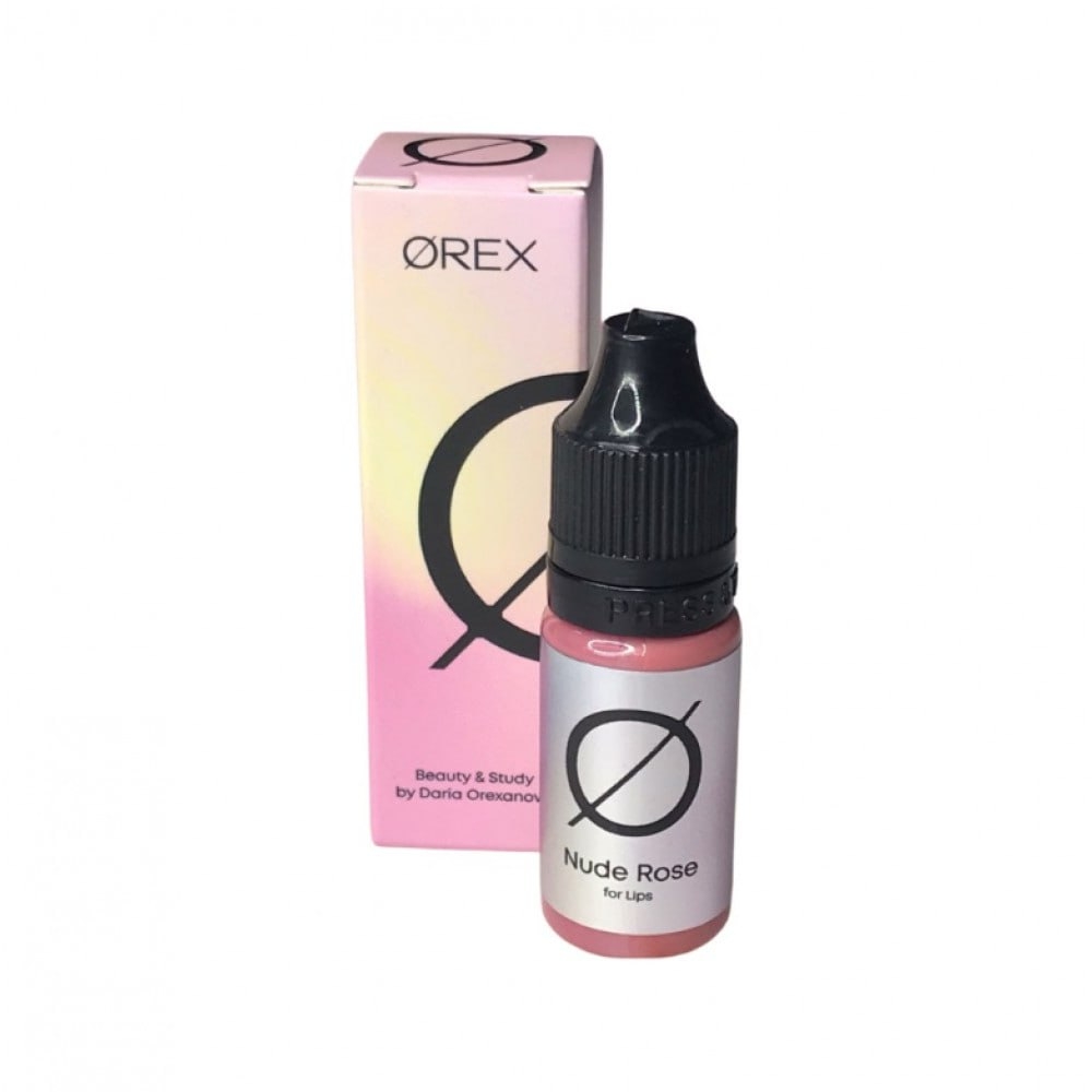 Пігмент Orex Lips Nude Rose для перманентного макіяжу, 10 мл , фото 1