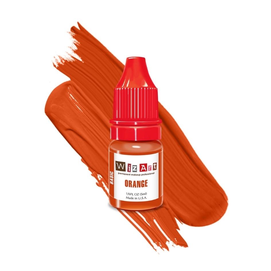 Пигмент WizArt Corrector Basic Orange для перманентного макияжа, 5мл , фото 1