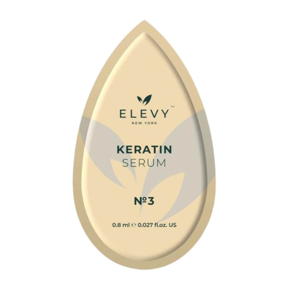 Состав для молекулярной реконструкции ресниц и бровей Elevy Keratin Serum Sachet №3, 0.8 мл , фото 1