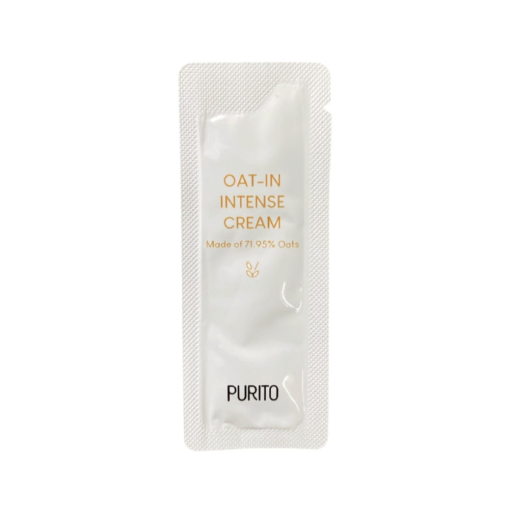 Крем питательный с водой из семян овса Purito Oat-in intense Cream Sample (тестер), 1 г , фото 1