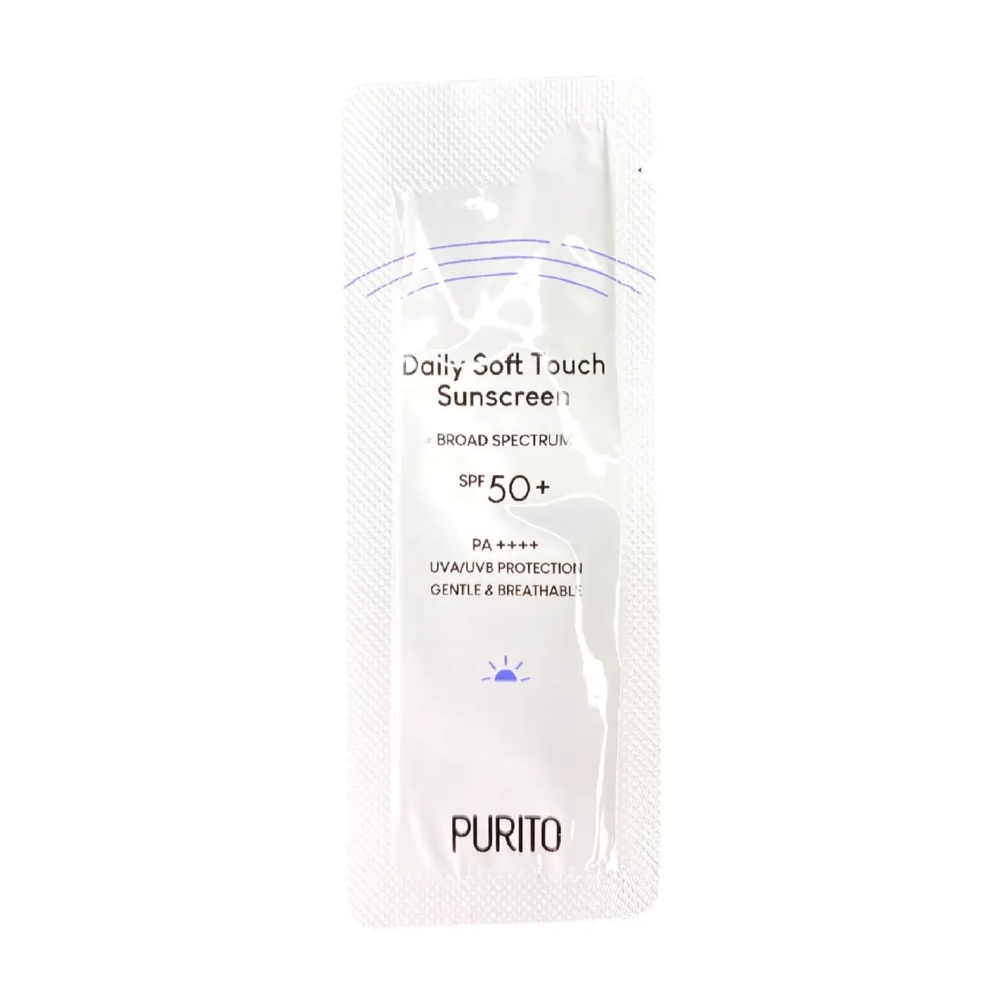 Крем сонцезахисний для обличчя Purito Daily Soft Touch Sunscreen Sample Seoul (тестер), 1 г , фото 1