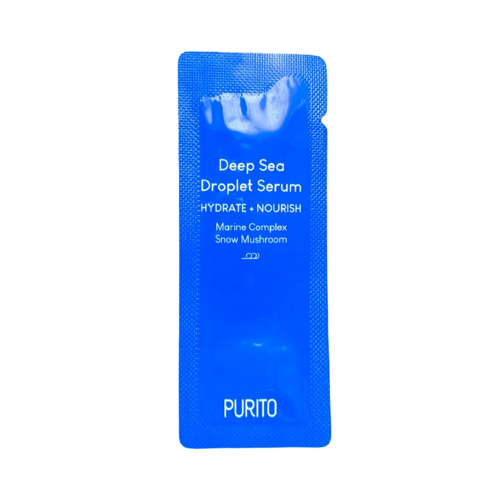 Увлажняющая сыворотка с морской водой Purito Deep Sea Droplet Serum Sample (тестер), 1 мл , фото 1