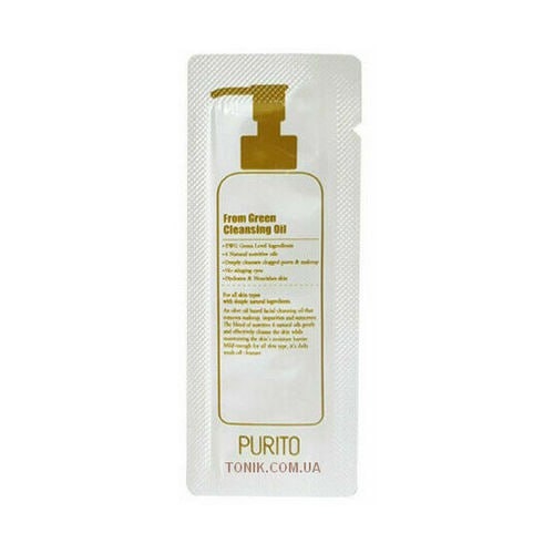 Олія гідрофільна очищаюча Purito From Green Cleansing Oil Sample (тестер) 1,3 г , фото 1