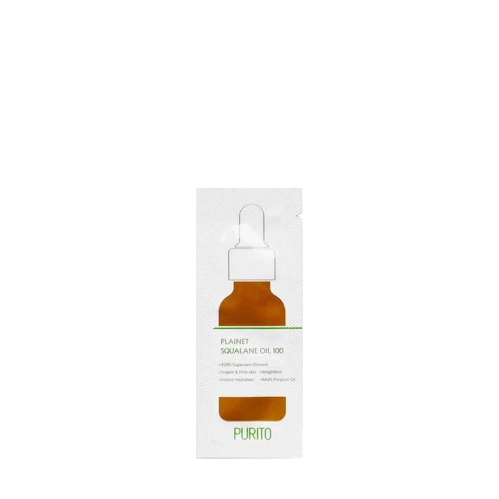 Масло стеклянное Purito Plainet Squalane Oil 100 Sample (тестер), 1 мл , фото 1