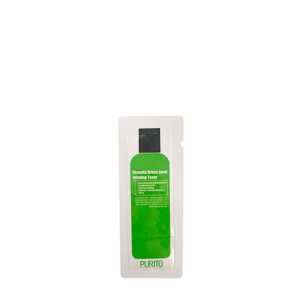 Тонер успокаивающий с центелой Purito Centella Green Level Calming Sample (тестер), 1 мл , фото 1