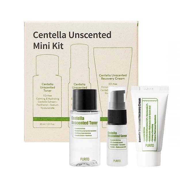 Набір мініатюр із центелою без ефірних олій Purito Centella Unscented Mini Kit , фото 1