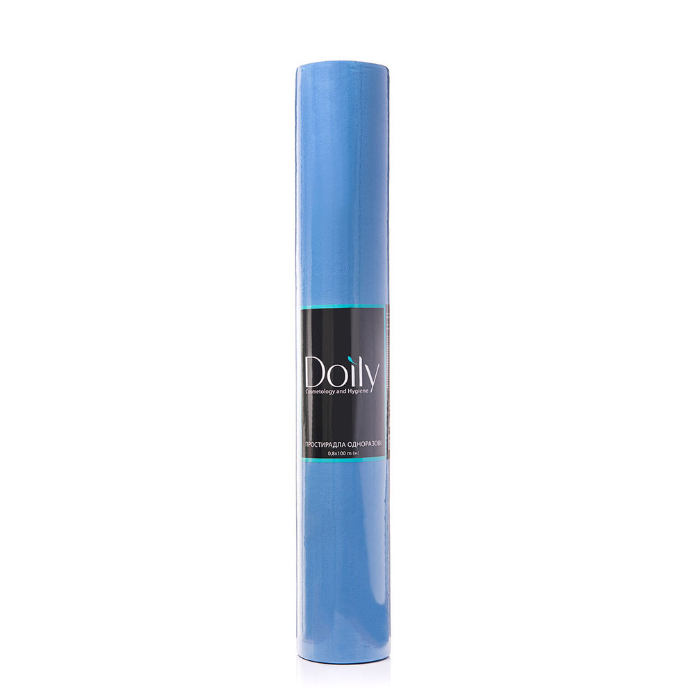 Простирадла Doily® 0,8х100м зі спанбонду (1 рул), блакитні , фото 1