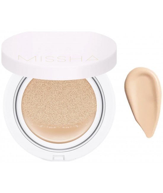 Кушон Missha Magic Cushion Cover Lasting SPF50+/PA+++ № 21 светлый беж, 15 г , фото 1