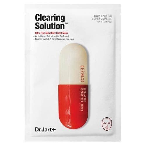 Маска тканевая для очищения проблемной кожи Dr.Jart+ Dermask Micro Jet Clearing Solution, 27 г , фото 1