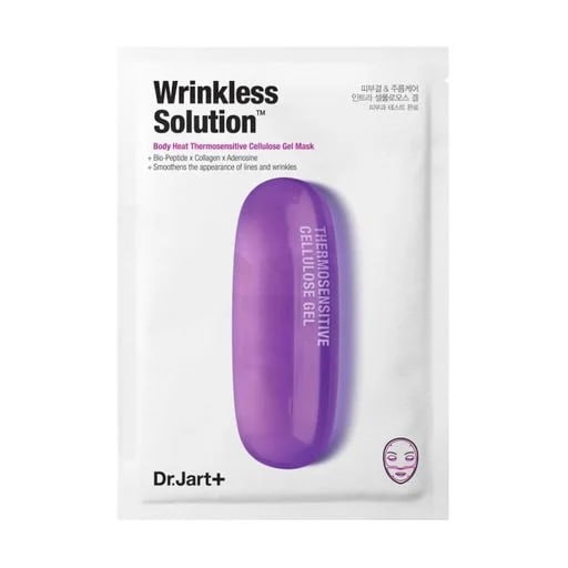 Маска гелева пептидна омолоджуюча Dr.Jart+ Dermask Intra Jet Wrinkless Solution , 28 г , фото 1