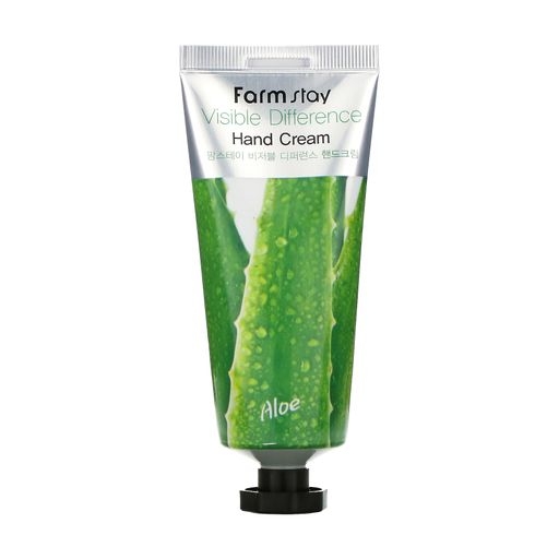 Крем для рук Farmstay Visible Difference Hand Cream Aloe, 100 мл , фото 1