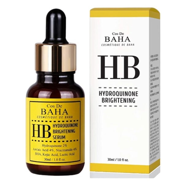 Сыворотка осветляющая для лица Cos De Baha Hydroquinone 2% Serum (HB), 30 мл , фото 1