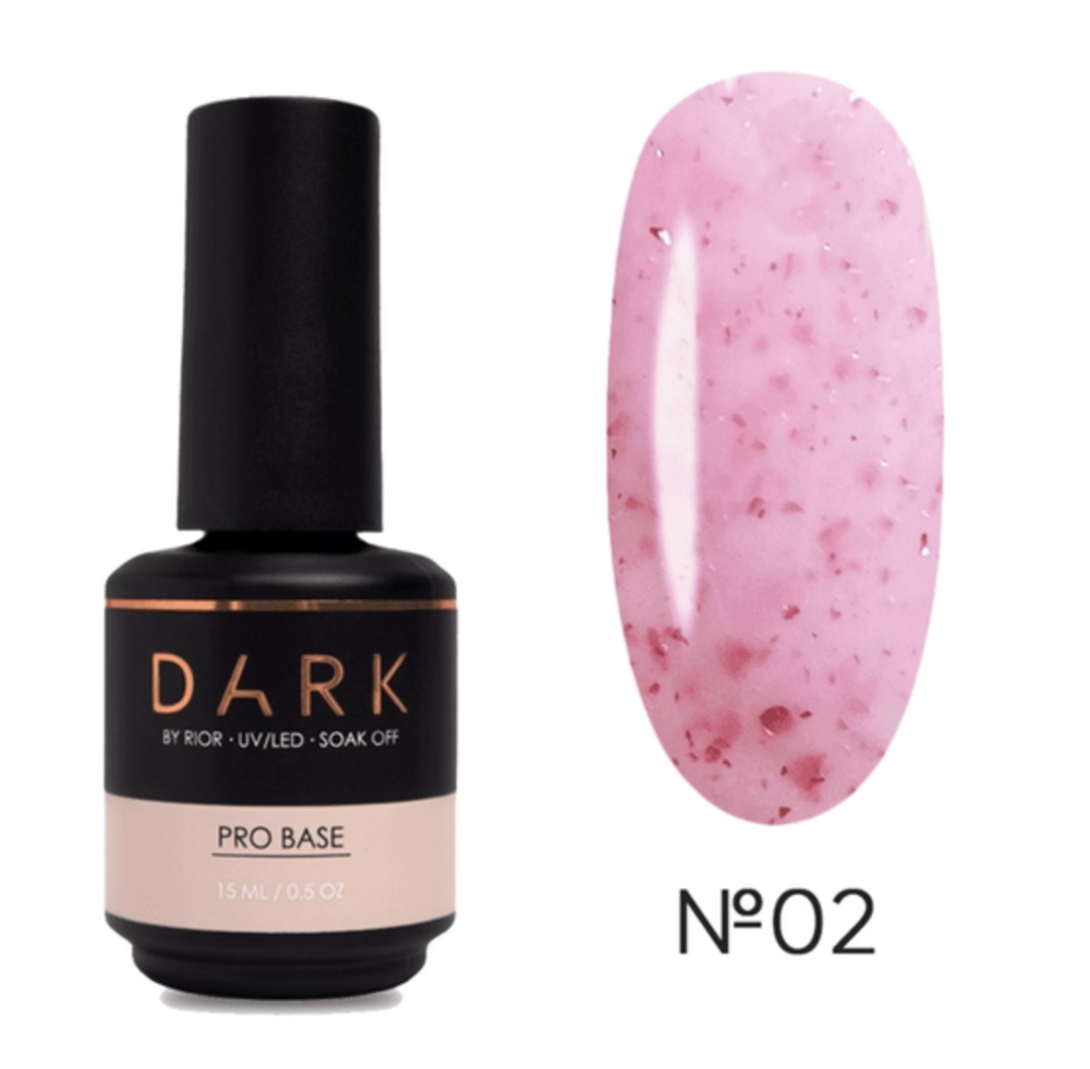 База камуфлирующая Dark Pro Base Pink Potal №2, 15 мл , фото 1