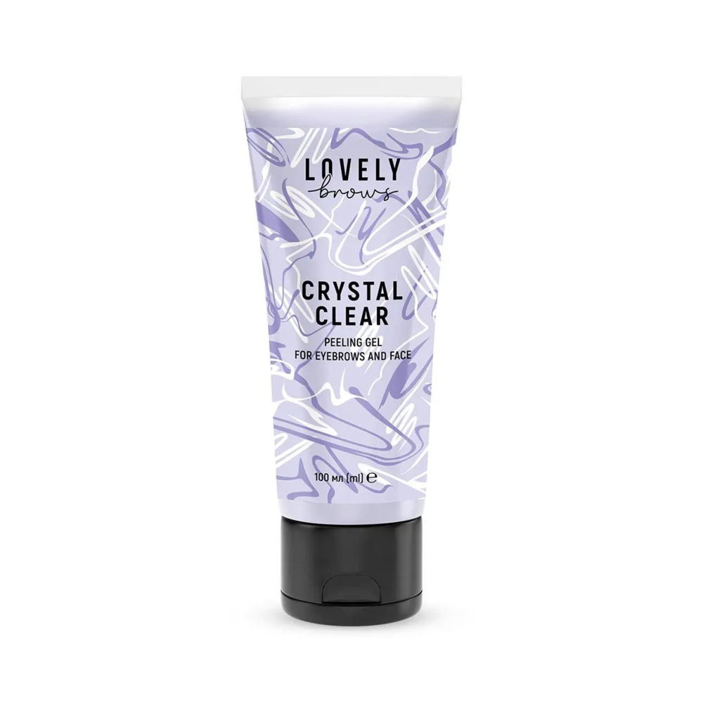 Пилинг скатка для бровей и лица Lovely Brows Crystal clear, 100  мл , фото 1