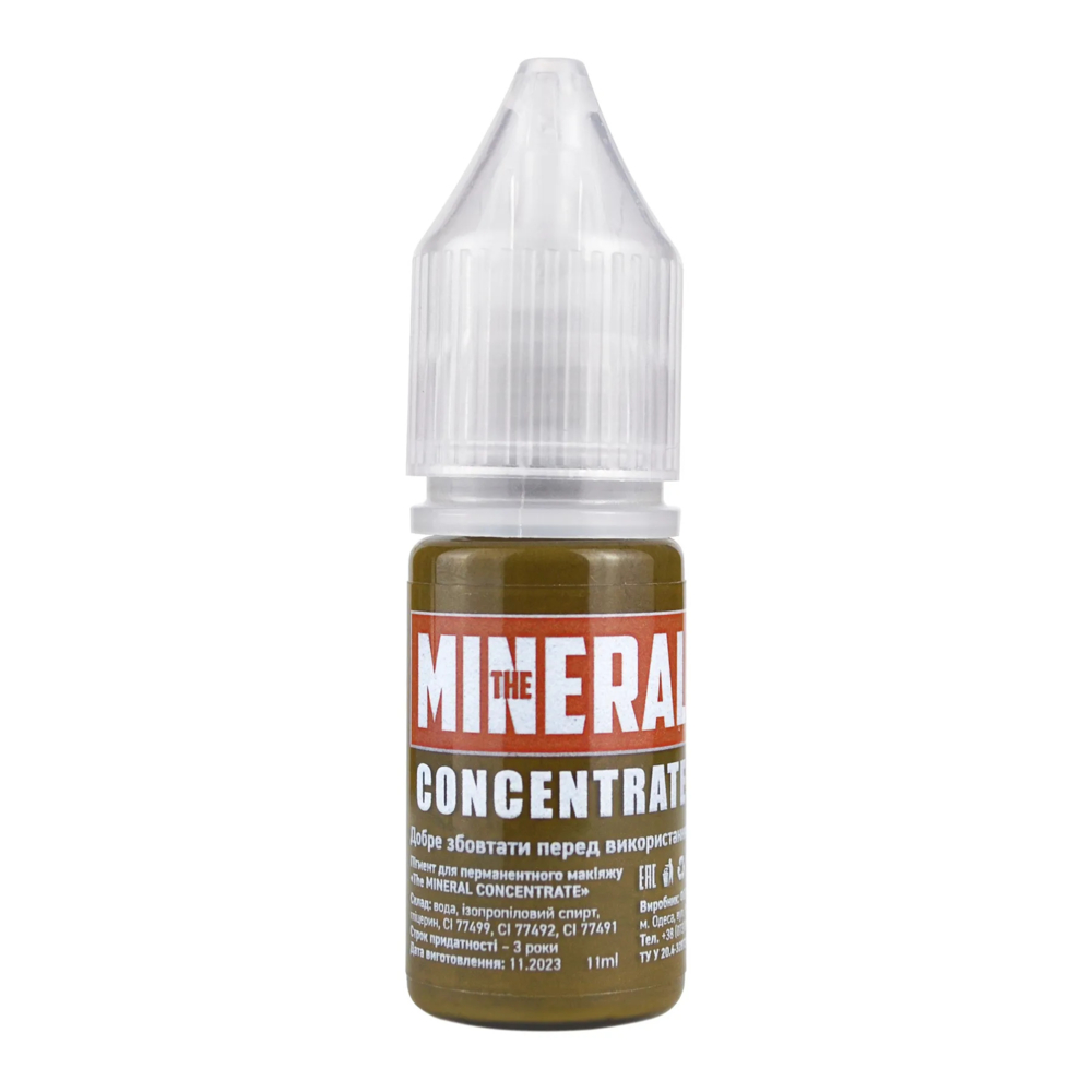 Пігмент для перманентного макіяжу The Mineral Concentrate №38 Light Brown, 11 мл , фото 1