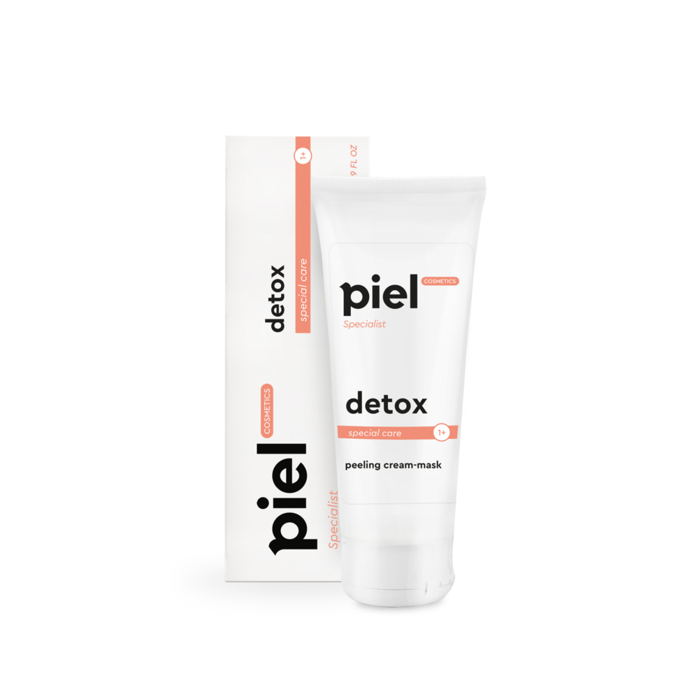 Крем-маска очищуюча з ефектом пілінгу Piel Detox Peeling, 75 мл , фото 1