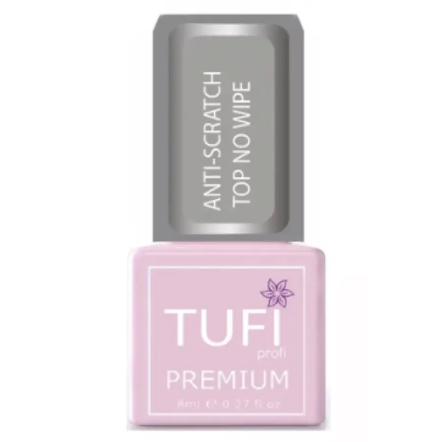 Топ без липкого слоя TUFI profi Premium Anti-Scratch, 8 мл , фото 1