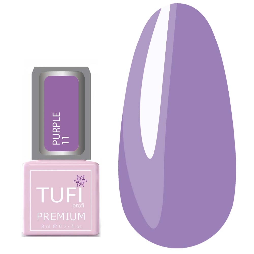 Гель-лак TUFI profi Premium Purple №11 Лавандовый, 8 мл , фото 1