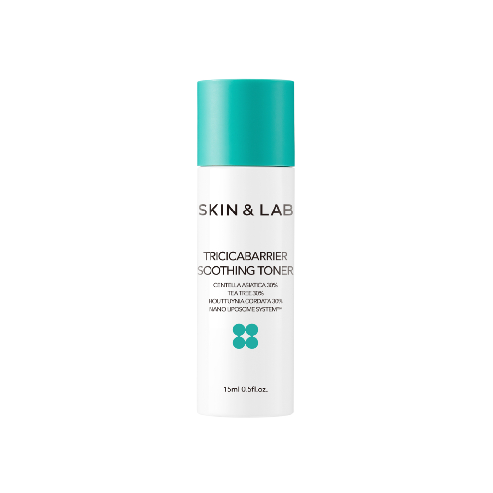 Тонер заспокійливий SKIN&LAB Tricicabarrier Soothing, 15 мл , фото 1