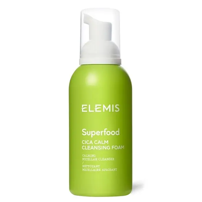 Пенка-очиститель суперфуд для лица с экстрактом азиатской центели ELEMIS Superfood CICA Calm Cleansing Foam, 180 мл , фото 1