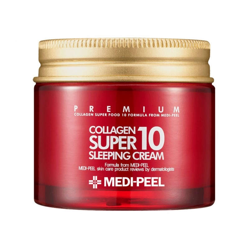 Крем омолоджувальний нічний для обличчя з колагеном Medi Peel Collagen Super 10 Sleeping Cream, 70 мл , фото 1