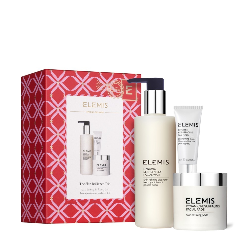 Набір подарункове тріо для сяяння та шліфовки шкіри ELEMIS The Skin Brilliance Trio Dynamic Resurfacing Skin Smoothing Routine , фото 1