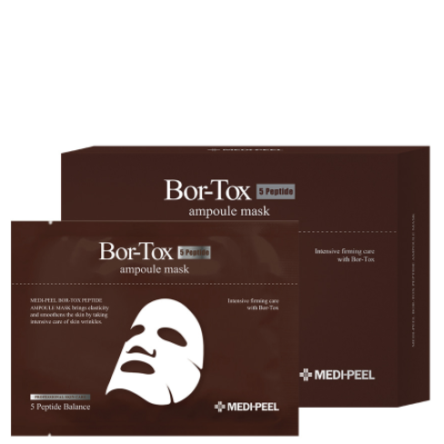 Маска тканинна пептидна відновлююча для обличчя Medi Peel Bor-Tox Peptide Ampoule Mask, 1шт , фото 1