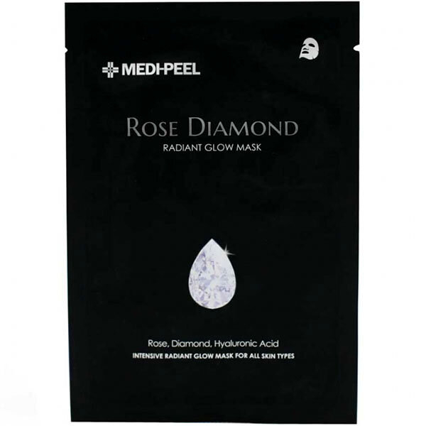 Маска тканевая увлажняющая с экстрактом розы Medi Peel Rose Diamond Radiant Glow Mask, 25 мл , фото 1