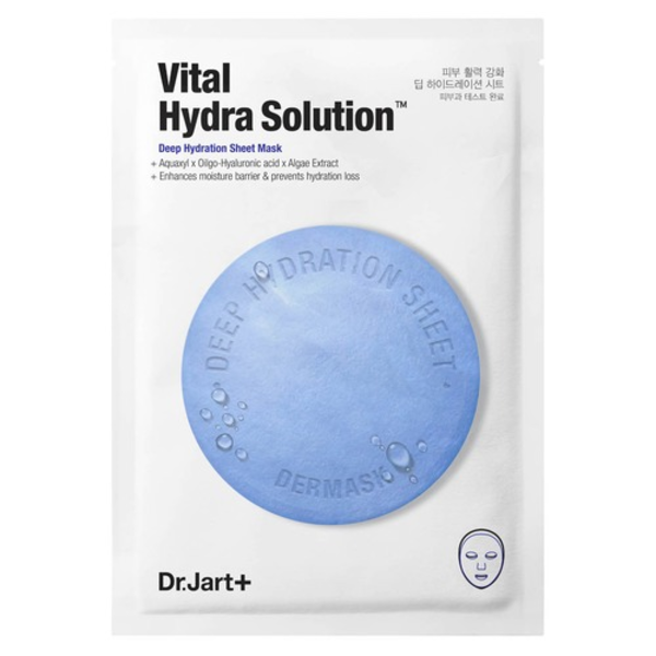 Маска листова з гіалуроновою кислотою Dr.Jart+ Dermask Waterjet Vital Hydra Solution, 25 г , фото 1