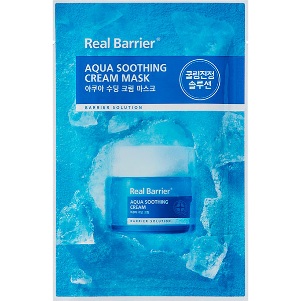 Маска успокаивающая с охлаждающим эффектом Real Barrier Aqua Soothing Cream Mask, 30 мл , фото 1