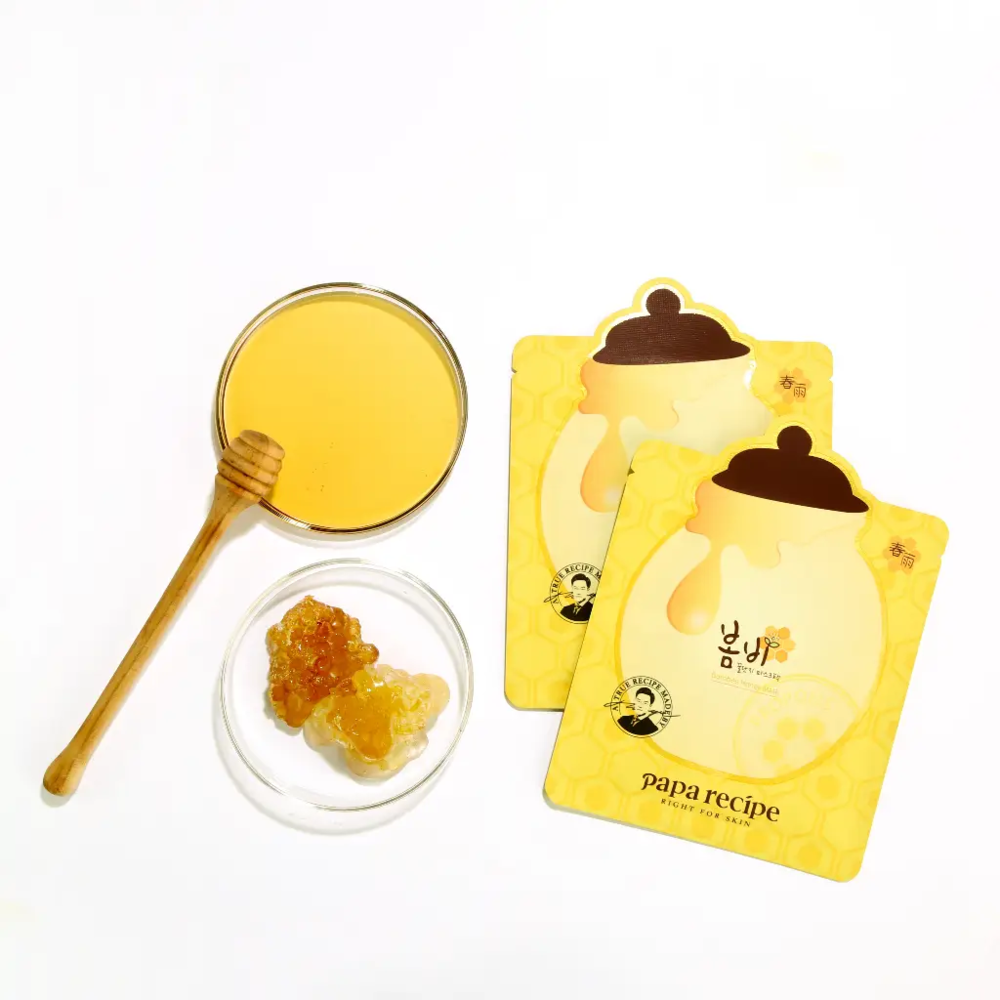 Маска питательная тканевая с экстрактом меда Papa Recipe Bombee Honey Mask, 25 г , фото 1