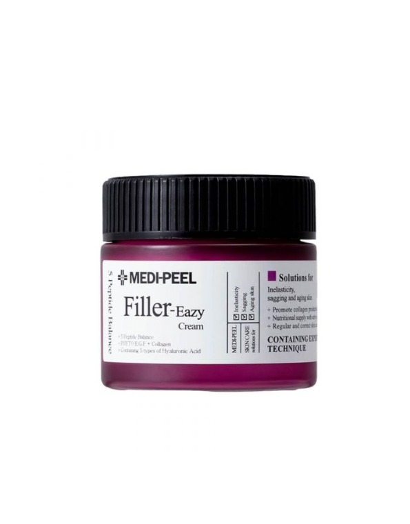 Крем-филлер укрепляющий для лица с пептидами и EGF от морщин Medi Peel Eazy Filler Cream, 50 мл , фото 1