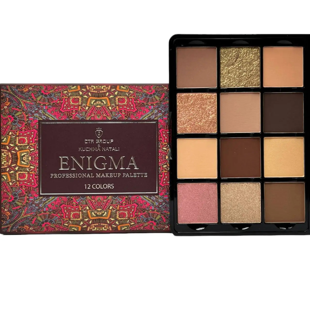 Палетка теней CTR GROUP Eye Shadow Palette Enigma, 12*2,5г , фото 1