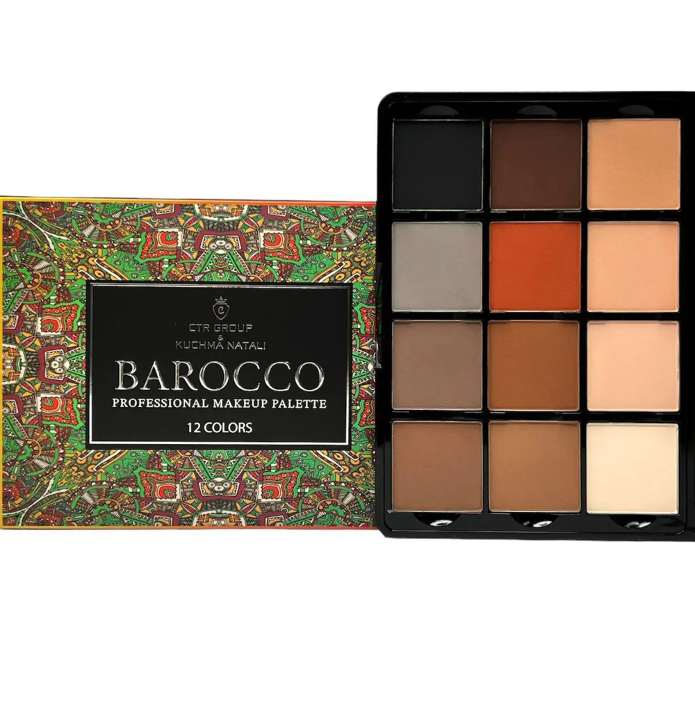 Палетка тіней CTR GROUP Eye Shadow Palette Barocco, 12*2,5г , фото 1