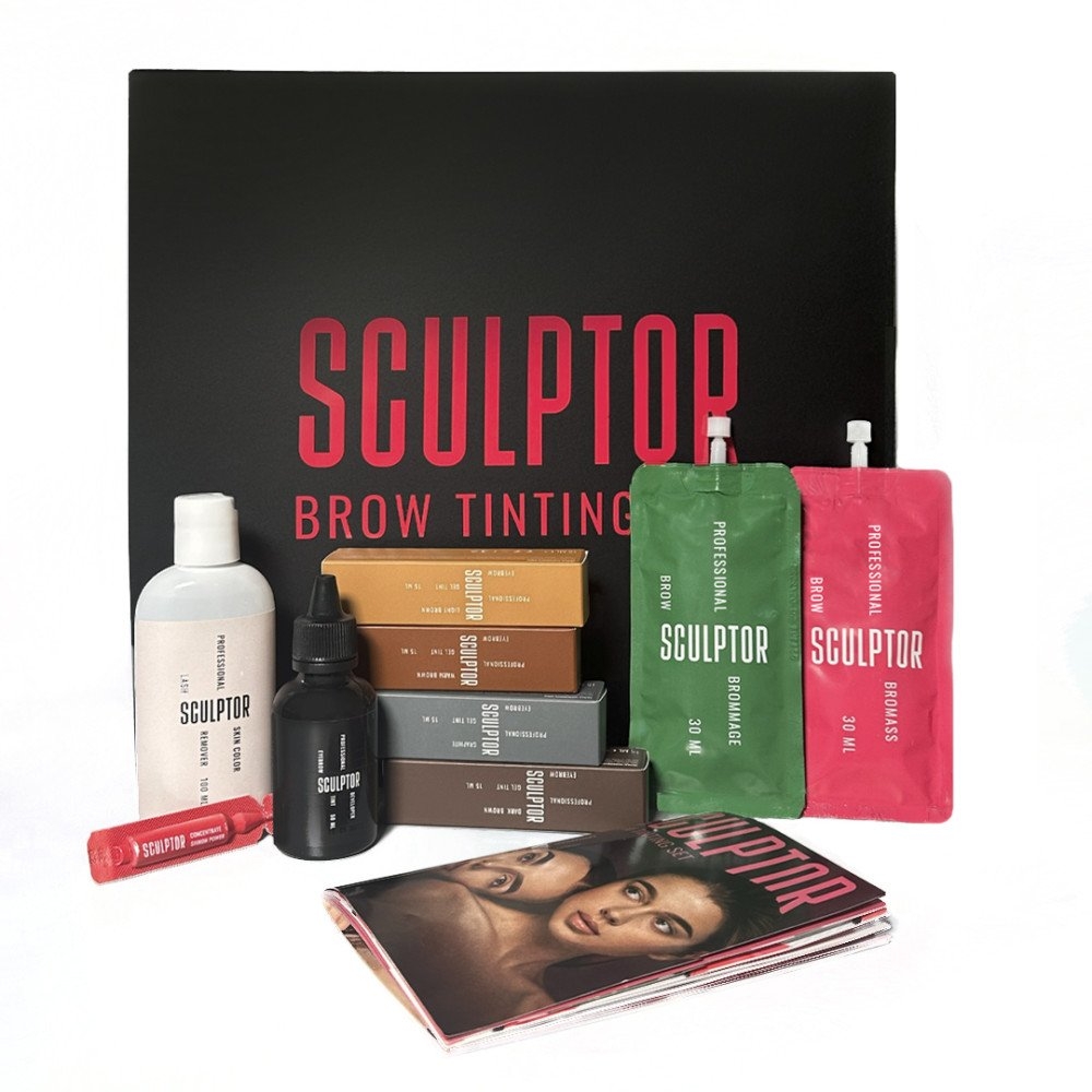 Набор краски для бровей Sculptor Brow Tinting Set , фото 1