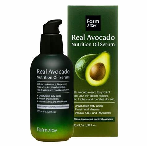 Сыворотка питательная с маслом авокадо для лица FarmStay Real Avocado Nutrition Oil Serum, 100 мл , фото 1