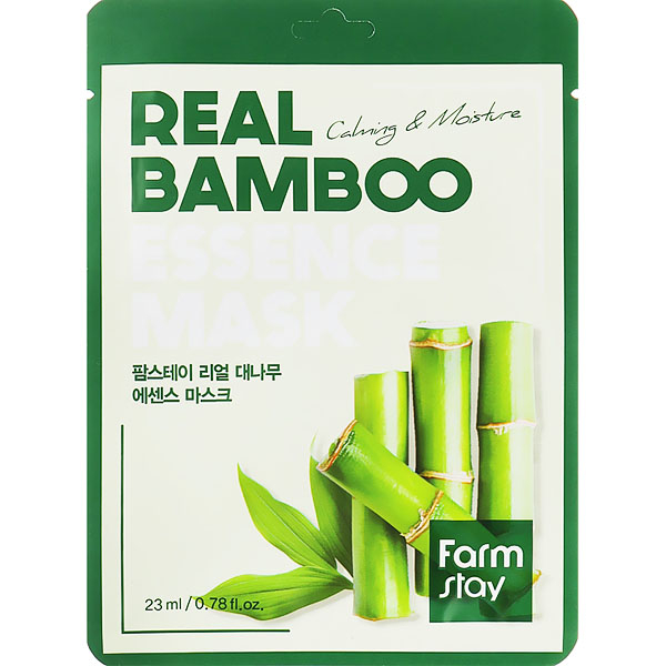 Маска тканевая с экстрактом бамбука FarmStay Real Bamboo Essence Mask, 23 мл , фото 1