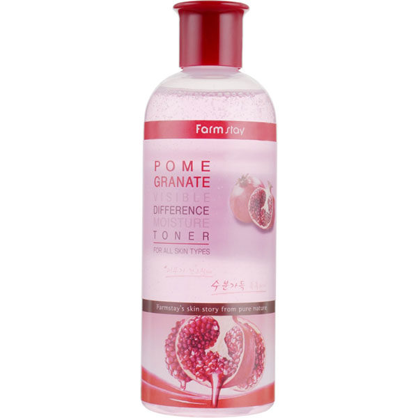 Увлажняющий тонер с экстрактом граната Farmstay Visible Difference Moisture Toner Pomegranate, 350 мл , фото 1