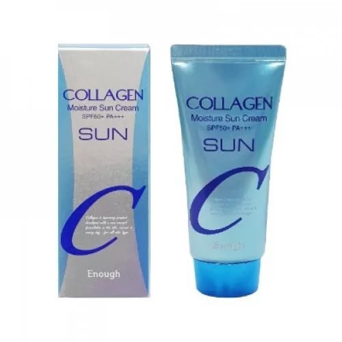 Крем сонцезахисний з воложуючий з колагеном Enough Collagen Moisture Sun Cream SPF50 + PA +++, 50 мл , фото 1