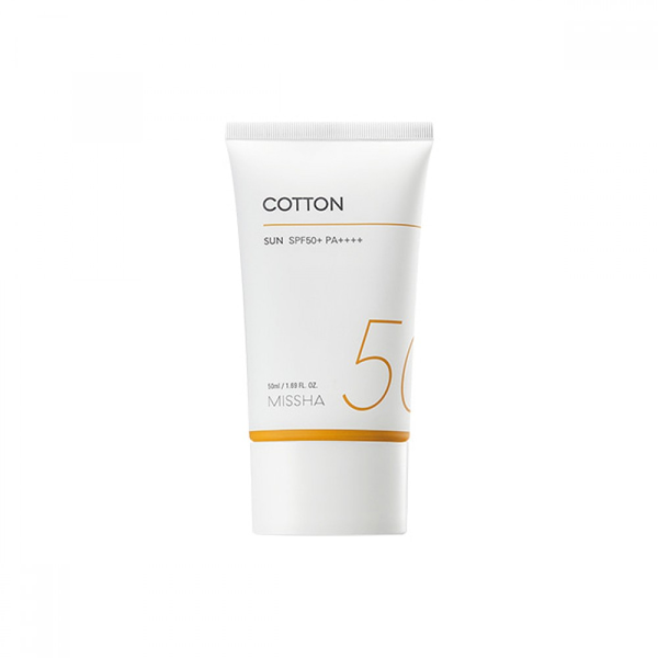 Крем сонцезахисний матуючий Missha All Around Safe Block Cotton Sun SPF50+ PA++++ 50, мл , фото 1